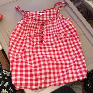 plaid tank top